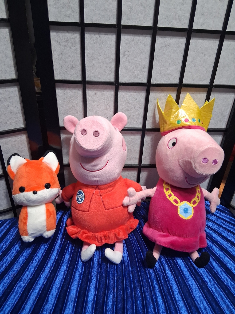 Peppa Pig Plush Toy - Pink Princess Peppa and Friends Set